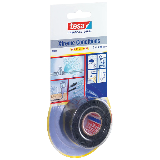 tesa 4600 Xtreme Conditions nastro autoagglomerante nero
