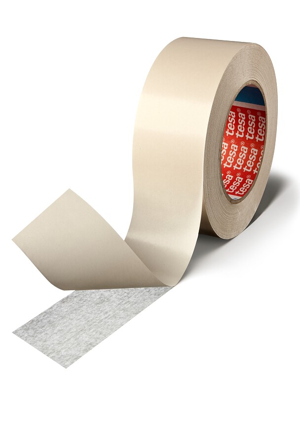 tesa 51575 biadesivo in tessuto non tessuto, 1250 mm × 100 m