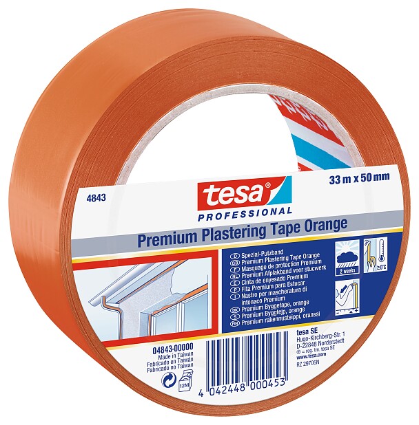 tesa 4843 nastro arancione per intonaci